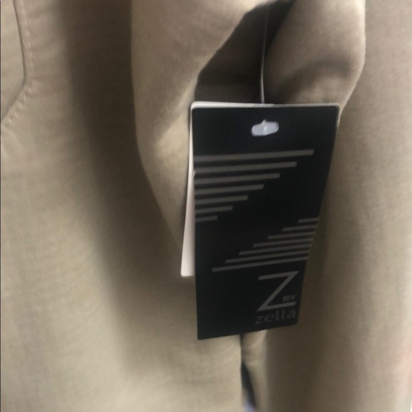 Z By Zella Tan Aluminum Lightweight Cold Snap Shirt Jacket - Picture 3 of 6
